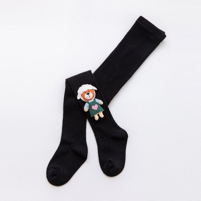 Strumpfhosen für Mädchen: Stil und Komfort mit Cartoon-Puppenmotiven