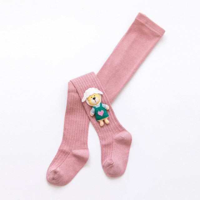 Strumpfhosen für Mädchen: Stil und Komfort mit Cartoon-Puppenmotiven