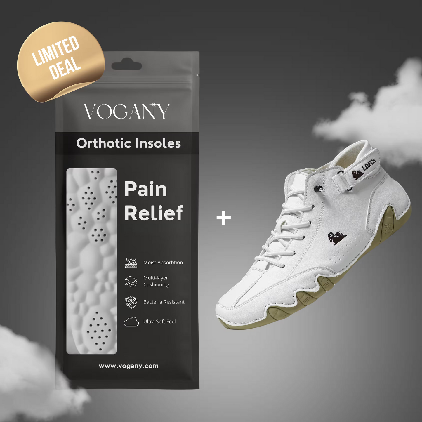 VogLDeck - Wodoodporne i oddychające buty ortopedyczne